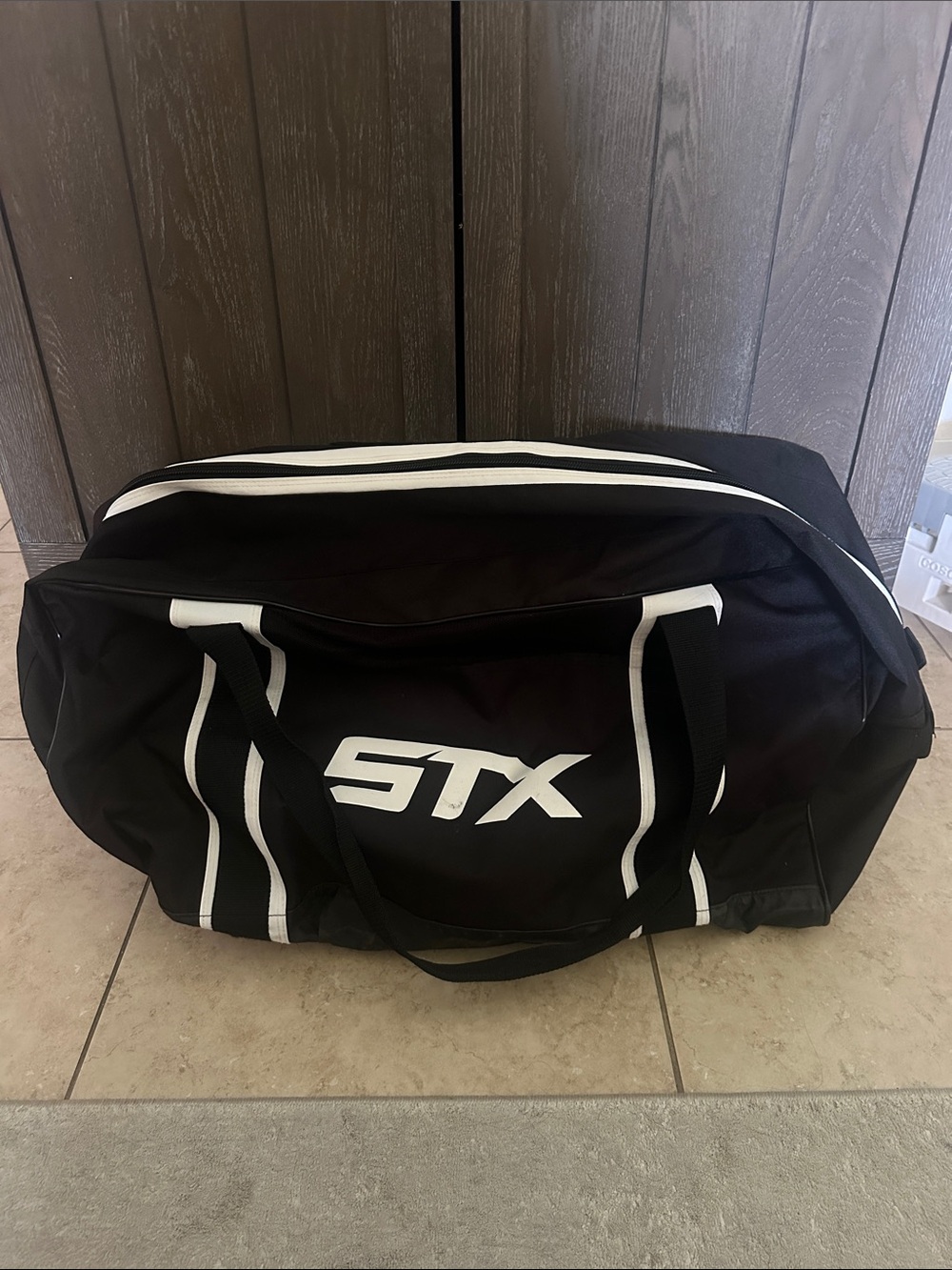 STX Black Hockey Duffel Bag